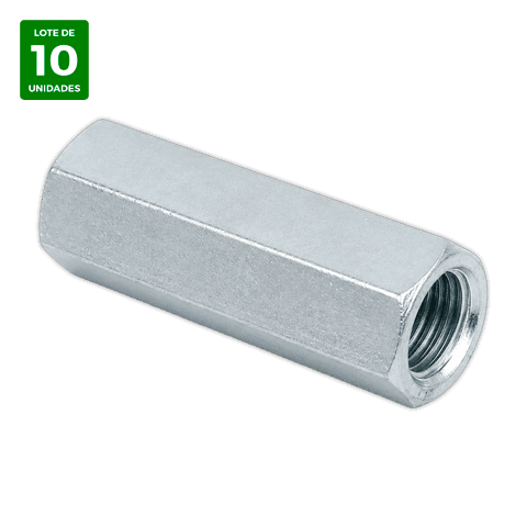 ESTANDAR Manguito Roscado Hexagonal M-8 x 30