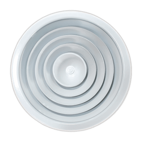 ESTANDAR Difusor circular blanco 6¨
