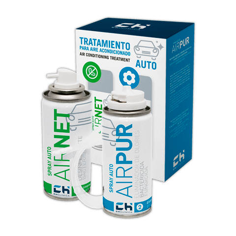 CH QUIMICA Kit limpieza clima vehiculos AIR-NET/PUR