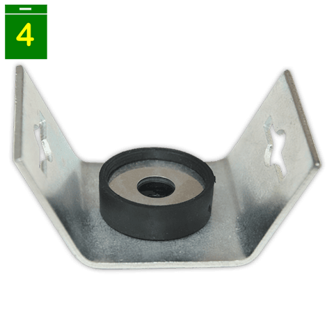 ESTANDAR Antivibrador con soporte para techo AT-V