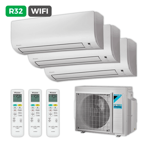 DAIKIN SPLITx3 SENSIRA KIT 3MXF52F2