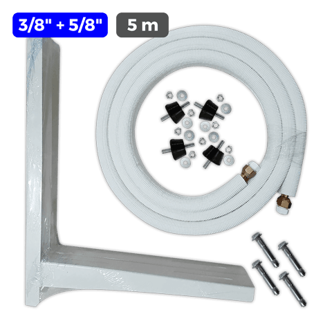 ESTANDAR Tubo cobre aislado 3/8¨+ 5/8¨ x 0,80 mm