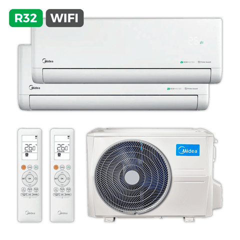 MIDEA SPLITx2 SOLUNAR 35-35/M2O-18